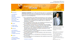 Desktop Screenshot of ingenieursdumonde.org